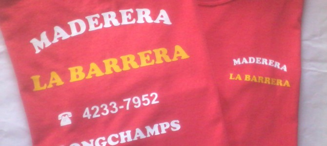 Remeras estampadas para Maderera La Barrera Remeras estampadas para Maderera La Barrera