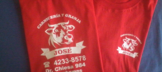 Remeras Estampadas para Carnicería y Granja «José» de Longchamps Remeras Estampadas para Carnicería y Granja «José» de Longchamps