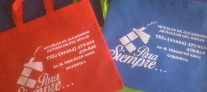 Chombas y Bolsas Estampadas para «Para Siempre …» Chombas y Bolsas Estampadas para «Para Siempre …»