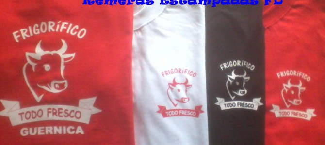 Remeras Estampadas para Frigorífico «Todo Fresco»