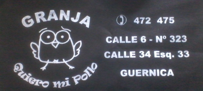 Bolsas de Friselina Estampadas para Granja «Quiero mi Pollo»