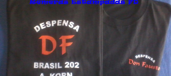 Remeras y Chombas Estampadas para Despensa «Don Fausto»