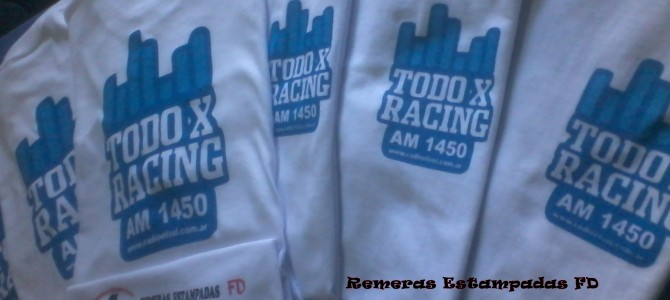 Remeras Estampadas para «Todo x Racing» Remeras Estampadas para «Todo x Racing»