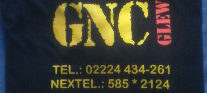 Remeras Estampadas para «GNC Glew» Remeras Estampadas para «GNC Glew»