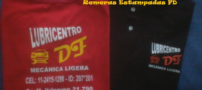 Remeras y Chombas estampadas para Lubricentro DF Remeras y Chombas estampadas para Lubricentro DF
