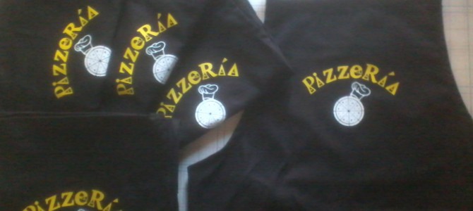 Delantales Estampados para Pizzería «Pizza.Rro» Delantales Estampados para Pizzería «Pizza.Rro»
