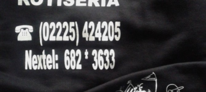 Remeras, Buzos y Delantales Estampados para Pizzería y Rotisería «Friends»