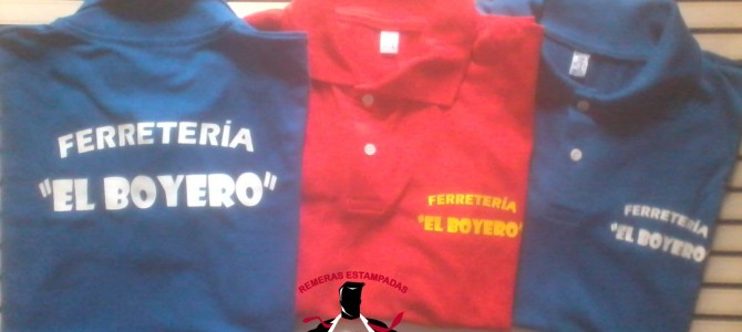 Chombas y Canguros Estampados para Ferretería «El Boyero»
