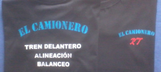 Remeras Estampadas para el Taller de Alineación y Balanceo «El Camionero» Remeras Estampadas para el Taller de Alineación y Balanceo «El Camionero»