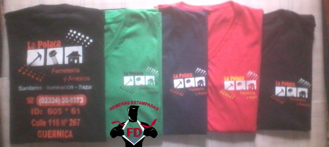 Remeras Estampadas para Ferretería «La Polaca» Remeras Estampadas para Ferretería «La Polaca»
