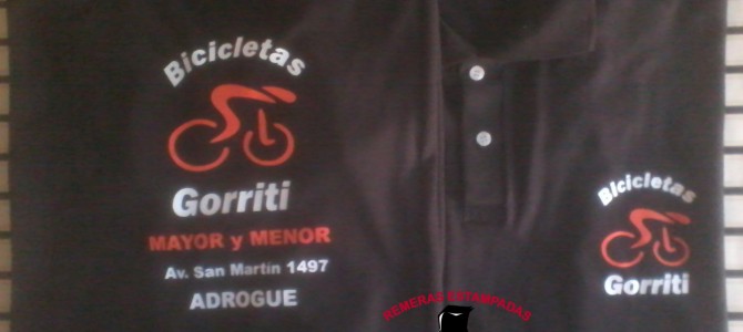 Remeras y Chombas Estampadas para «Bicicletas Gorriti» Remeras y Chombas Estampadas para «Bicicletas Gorriti»