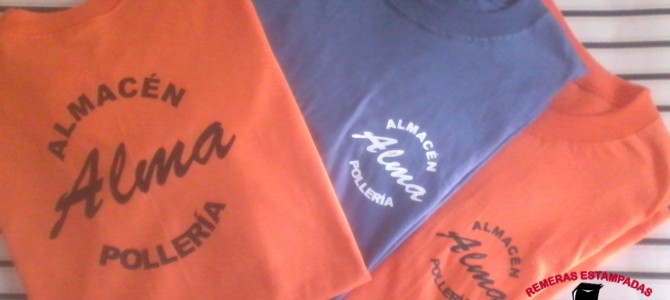 Remeras Estampadas para Almacén «Alma»