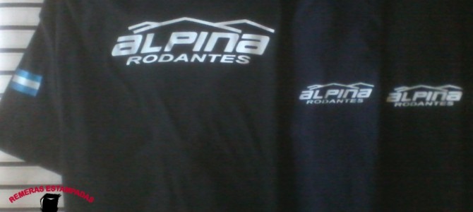 Remeras y Chombas Estampadas para Alpina Rodantes