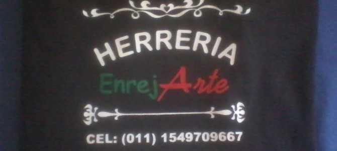 Remeras Estampadas para Herrería «EnrejArte»
