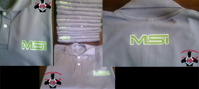 Chombas Estampadas para «Montajes y Servicios Industriales» Chombas Estampadas para «Montajes y Servicios Industriales»