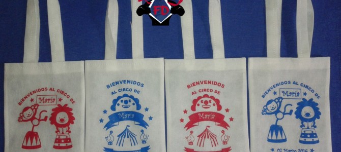 Bolsas Estampadas para Cumpleaños Bolsas Estampadas para Cumpleaños