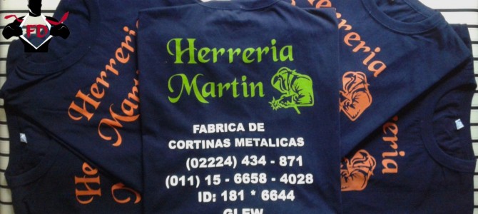 Remeras Estampadas para Herrerías Remeras Estampadas para Herrerías