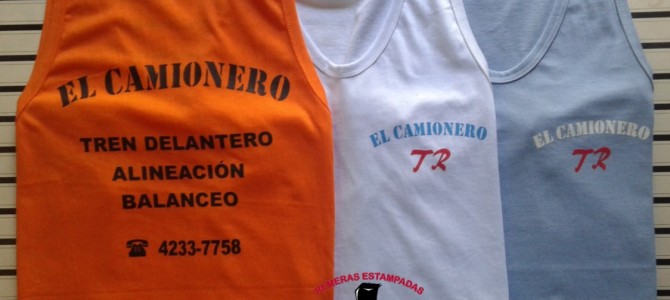Musculosas y Remeras Estampadas para Talleres Mecánicos Musculosas y Remeras Estampadas para Talleres Mecánicos