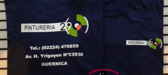 Remeras Estampadas para Pinturerías