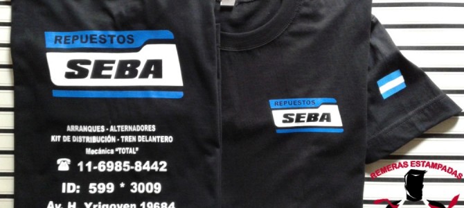 Remeras Estampadas para Negocio de Repuestos Automotor