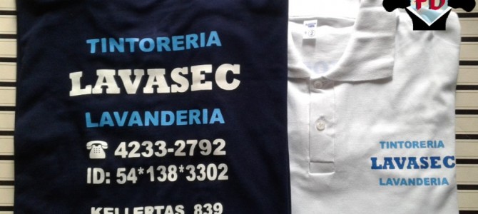 Chombas Estampadas para Lavadero y Tintorería
