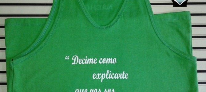 Musculosas y Remeras Personalizadas