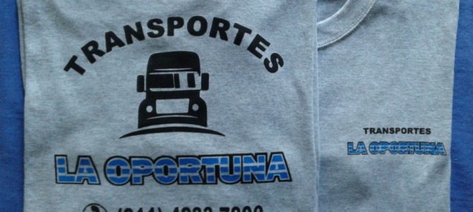 Remeras Estampadas para Empresa de Transportes Remeras Estampadas para Empresa de Transportes