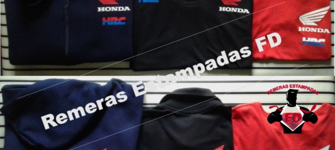 Remeras, Chombas y Camperas con Marcas de Motos Remeras, Chombas y Camperas con Marcas de Motos