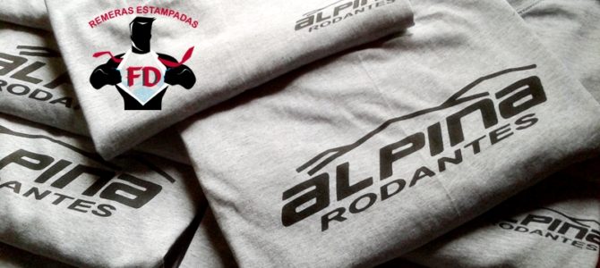 Remeras estampadas para Alpina Rodantes